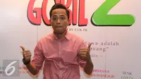 Muhadkly Acho usai press screening 'Komedi Gokil' di XXI Plaza Senayan, Jakarta, Selasa (10/5/2016). (Liputan6.com/Herman Zakharia)