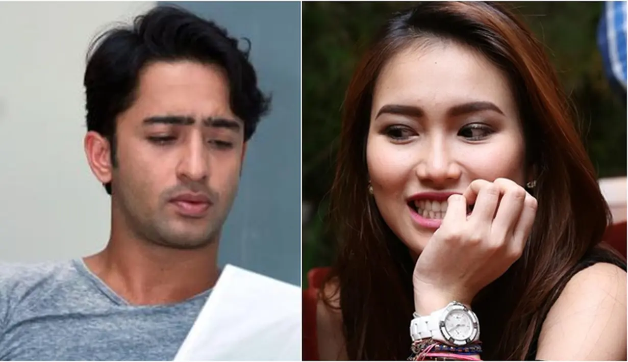 Shaheer Sheikh - Ayu Ting Ting (Foto: Galih W Satria/Bintang.com)