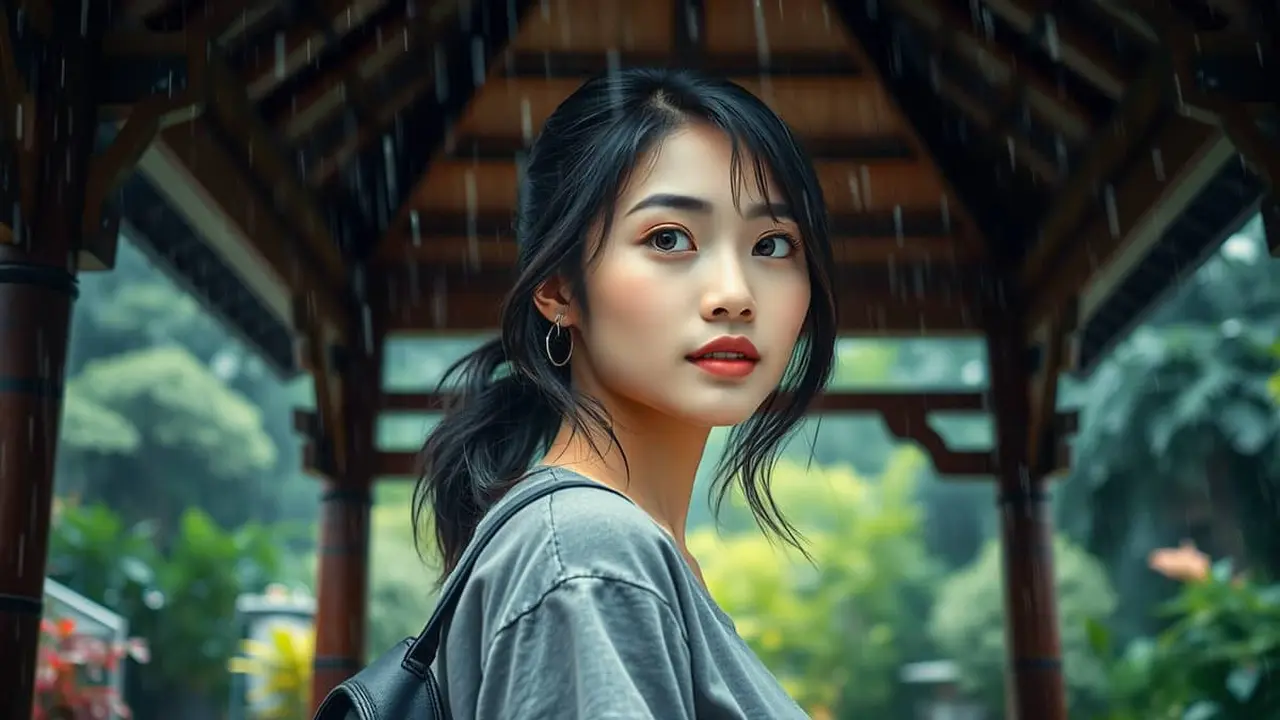 mimpi kehujanan dan berteduh