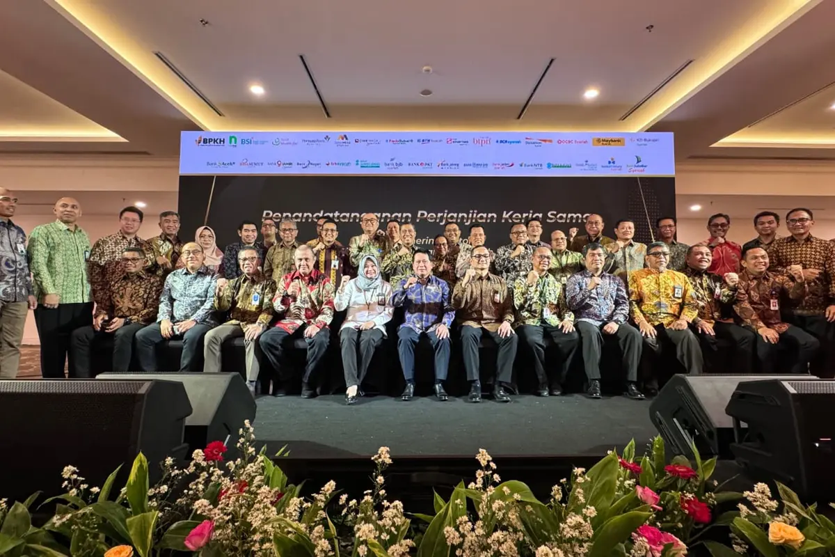 Badan Pengelola Keuangan Haji (BPKH) resmi menandatangani Perjanjian Kerja Sama dengan 30 Bank (Istimewa)