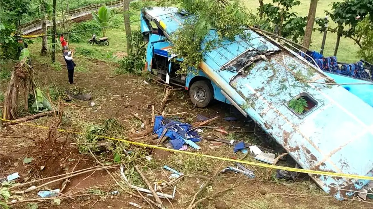 Kecelakaan Bus di Purbalingga
