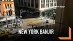 Pecahnya pipa saluran air bersih mengakibatkan kota New York kebanjiran. Insiden ini berdampak pada lalu lintas kendaraan dan kereta bawa tanah.