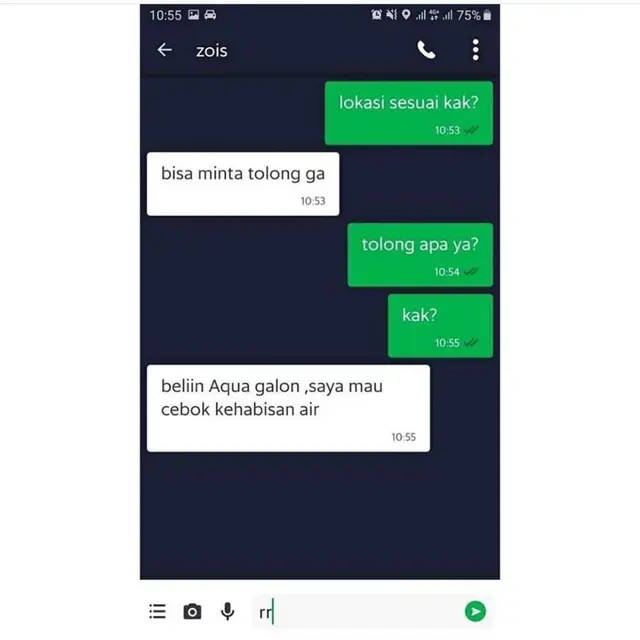 permintaan absurd pelanggan ojol