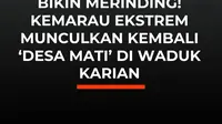Musim kemarau ekstrem yang memicu fenomena El Nino berdampak nyata pada kondisi Waduk Karian di Lebak, Banten. Penyusutan air secara drastis membuat reruntuhan bangunan bekas Kampung Somang-kawasan yang tenggelam saat waduk mulai digenangi-kembali terlihat di permukaan. Balai Besar Wilayah Sungai...