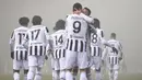 Juventus sukses meraih poin sempurna saat bertandang ke markas Bologna pada giornata ke-18 Liga Italia 2021/2022. Anak asuh Massimiliano Allegri itu sukses mengalahkan tuan rumah dengan skor 2-0. (LaPresse via AP/Massimo Paolone)