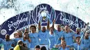 Manchester City (4 kali juara Premier League) - Tahun juara: 2011–2012, 2013–2014, 2017–2018, 2018–2019. (AFP/Glyn Kirk)