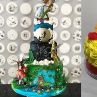 Desain kue ulang tahun bertema karakter film disney dari Peter Pan hingga Beauty and The Beast (credit: cake disney/pinterest/Shirley McLaughlin dan www.cakesbybella.com)