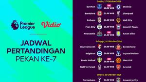 Jadwal Premier League 2026/27 Matchweek 7: Tersedia Tayangan 4K dan Fitur Multicam di Vidio