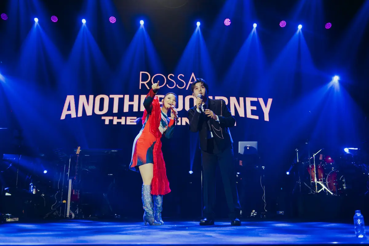 Rossa dan Ryeowook di konser Another Journey: The Beginning (Istimewa)