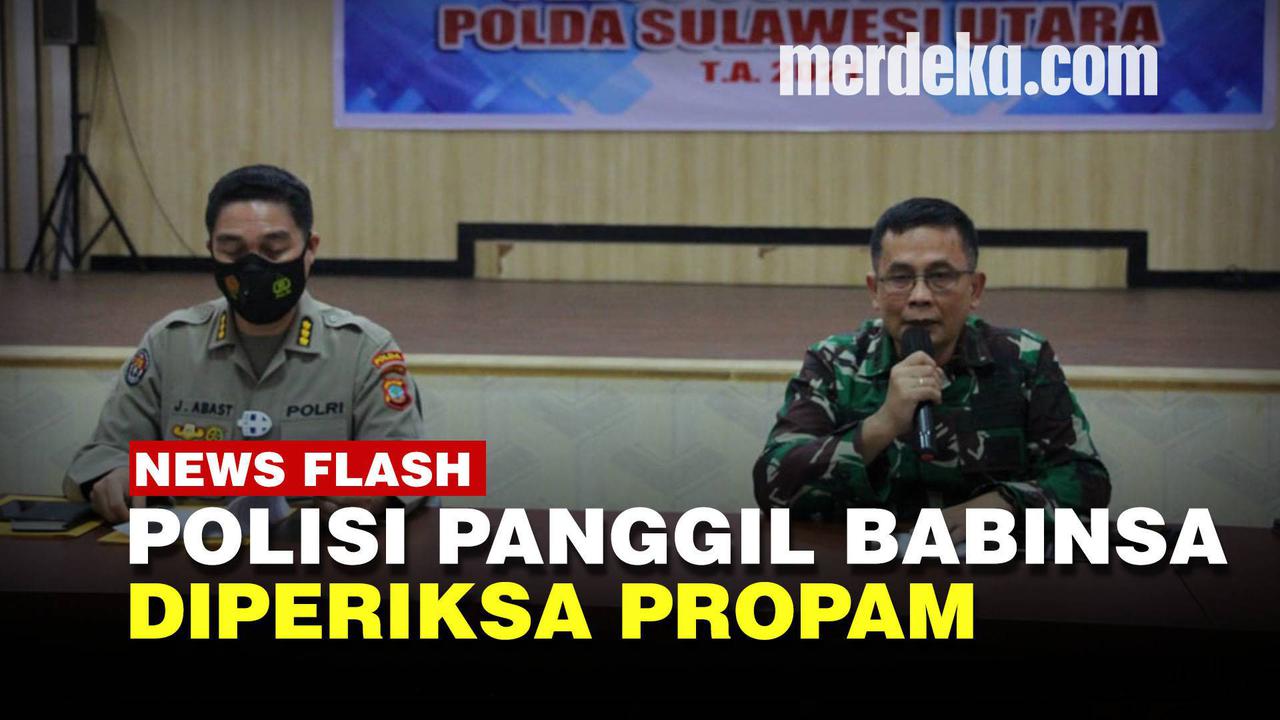 VIDEO: Buntut Pemanggilan Babinsa TNI, Penyidik Polresta Manado Diperiksa Propam