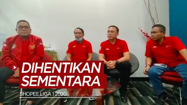 VIDEO: Shopee Liga 1 2020 Dihentikan Sementara karena Dampak Corona yang Meluas