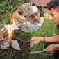 Anggi Anggraeni dan Fahmi, pasangan drama pengantin kabur setelah sehari akad nikah. (Dok: TikTok radar bekasi)