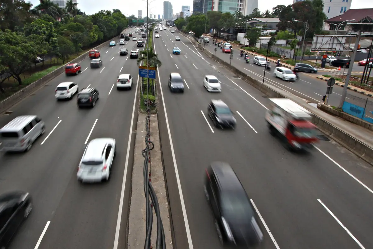 20160102-Lalu lintas di Jakarta Libur Tahun Baru-Jakarta- Immanuel Antonius