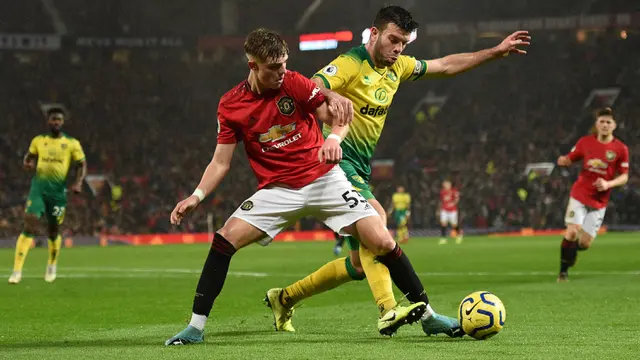 Manchester United Permak Norwich City di Old Trafford