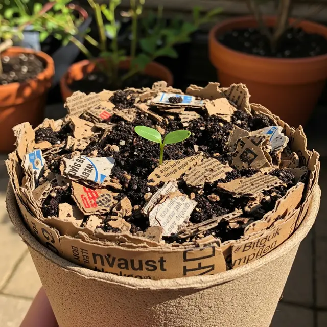 Ide Kreatif Kebun Buah dari Barang Bekas Lebaran
