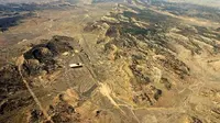 Tambang dan pabrik uranium United Nuclear di dalam Navajo Nation di Church Rock, New Mexico. (Public Domain)