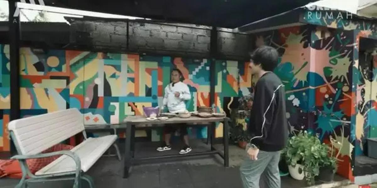 7 Potret Dapur Outdoor di Rumah Narji, Modelnya Estetik dan Cocok untuk Nongkrong