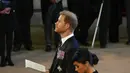 Meghan Markle dan Pangeran Harry dalam prosesi persemayaman Ratu Elizabeth II di Westminster Hall, 14 September 2022. (Foto: AP Photo/Gregorio Borgia, Pool)