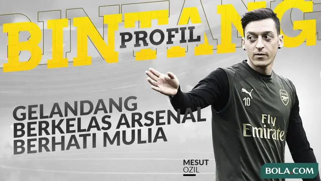 Berita video profil bintang kali ini membahas sisi lain Mesut Ozil, geladang Arsenal yang dikenal sebagai pribadi religius dan dermawan.