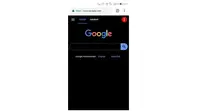 Tampilan pencarian Google di Chrome dengan mode gelap di Android (Sumber: Liputan6.com/Nisa Mutia Sari)