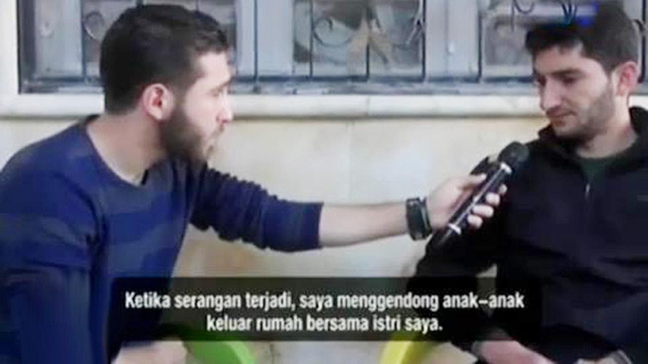 Duka Pria Suriah Kehilangan Istri dan 2 anaknya