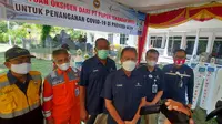 Pupuk Iskandar Muda Aceh membantu  kebutuhan oksigen di masa pandemi covid 19 diseluruh Provinsi Aceh (dok: humas)