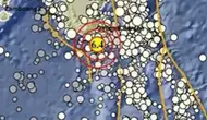 Gempa Magnitudo 6,4 Guncang Pulau Karatung Sulut