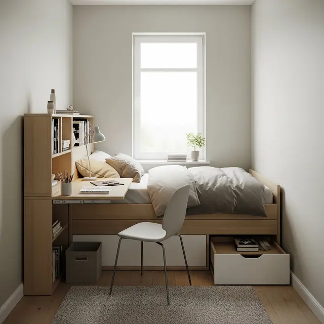 Tempat Tidur Multifungsi (Gemini AI)