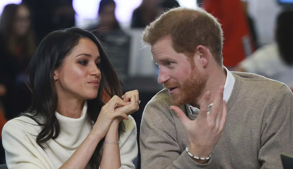 Tidak lama lagi Meghan Markle akan segera resmi menjadi istri Pangeran Harry. Tepatnya di bulan Mei 2018, pangeran Harry akan mempersuting Meghan sebagai istrinya. (Foto: AFP)