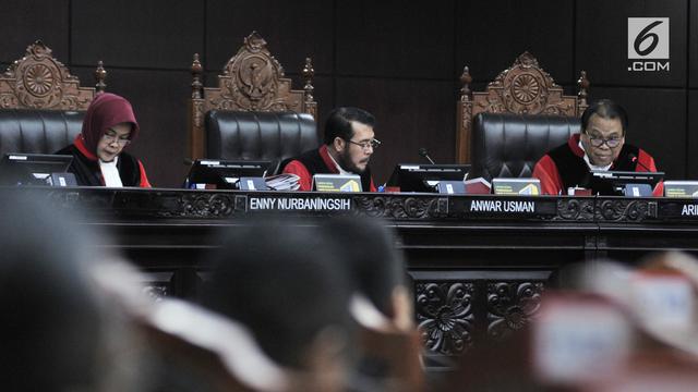 MK Gelar Sidang Perdana Sengketa Pemilu Legislatif 2019