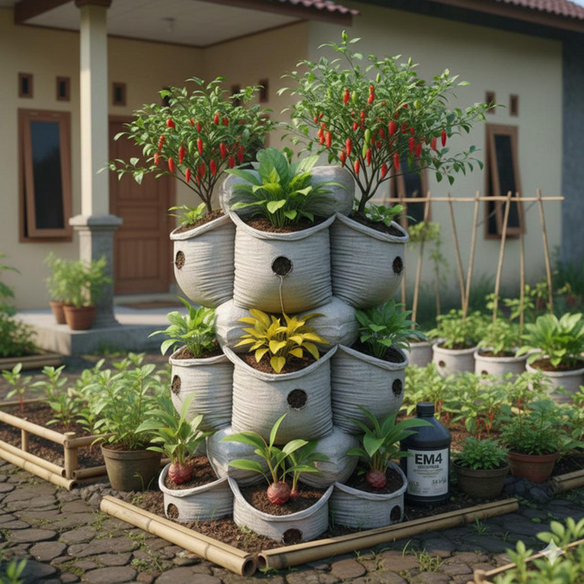 7 Model Kebun Sayur yang Bisa Tumpang Sari tapi Tetap Rapi, Cocok untuk Rumah Kecil