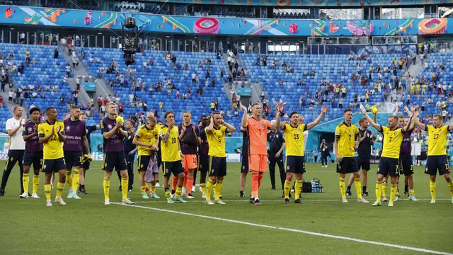Gol Penalti Emil Forsberg Antar Swedia Tekuk Slovakia