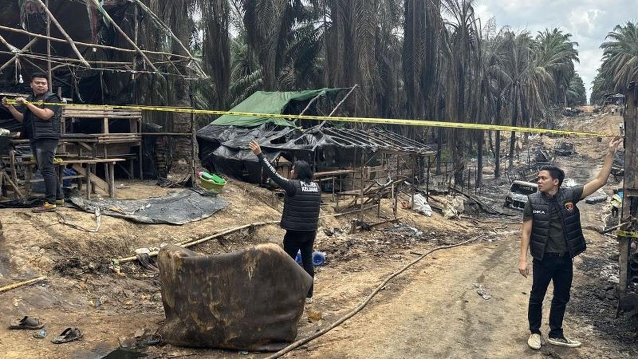 Polda Sumsel Buru Pemilik Sumur Minyak Ilegal Terbakar di Musi Banyuasin