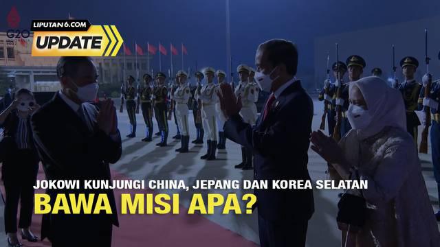 Pesawat Garuda Indonesia GIA-1 membawa Presiden Joko Widodo dan Ibu Negara Iriana mengunjungi tiga negara di Asia Timur: China, Jepang, dan Korea Selatan. Di China, Jokowi bertemu dengan Presiden Xi Jinping Selasa 26 Juli. Jokowi juga mengadakan pert...