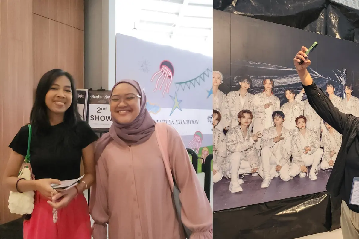 Carat Datang ke Seventeen Exhibition Folow Fellow