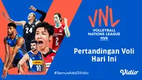 Streaming Volleyball Nations League 2021 Pekan Ini di Vidio. (Sumber : dok. vidio.com)