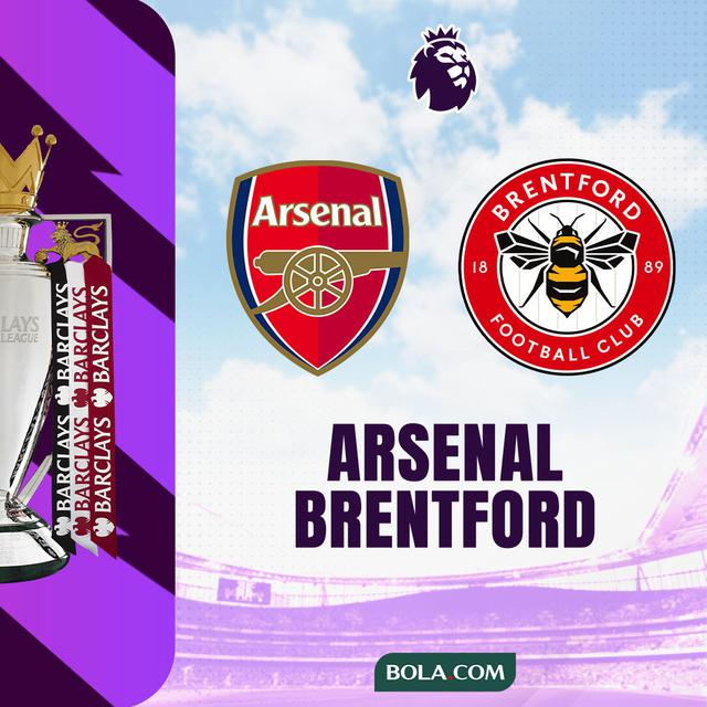 Liga Inggris - Arsenal Vs Brentford