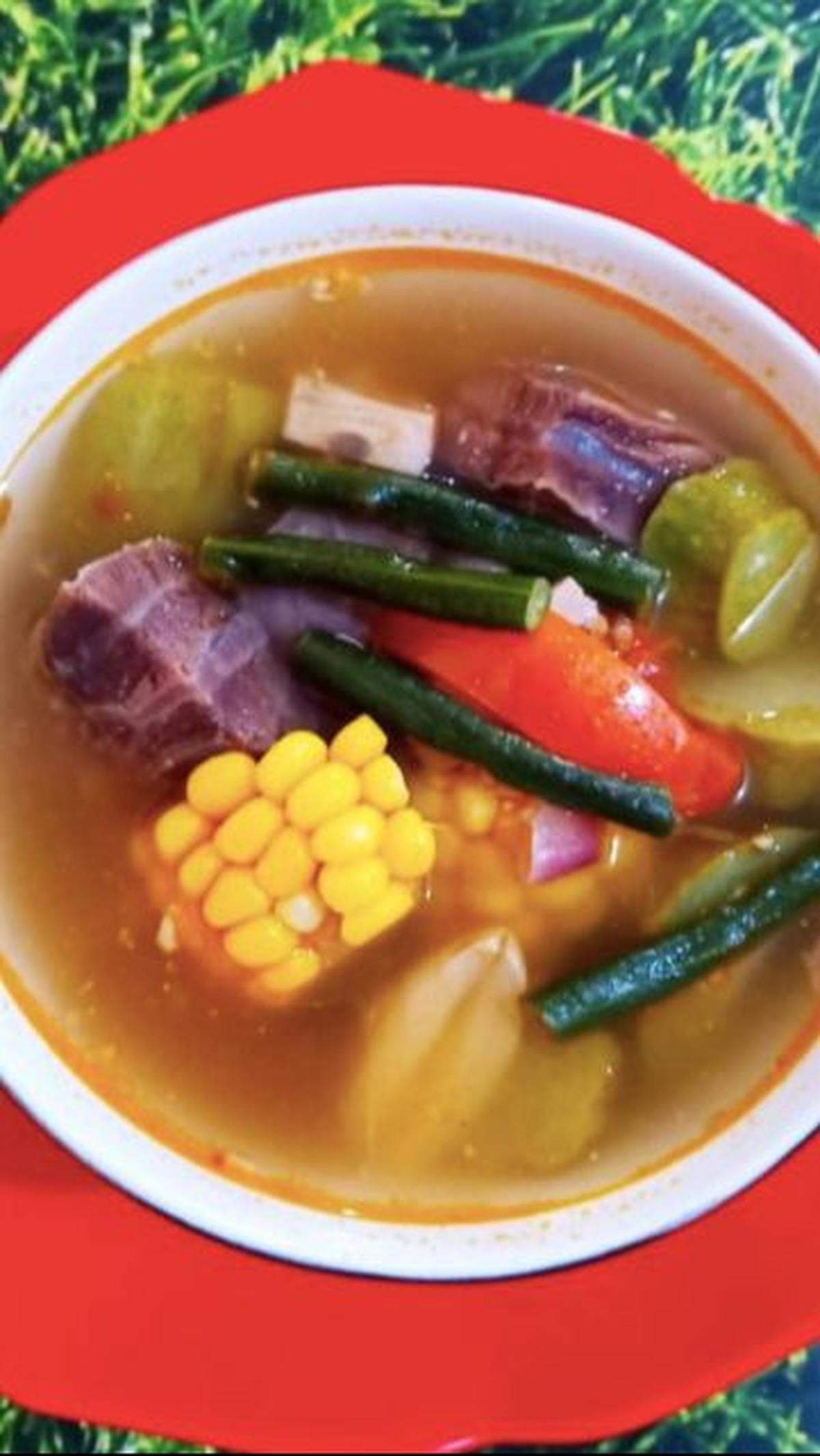 2. Sayur Asem Bening Daging Sapi<br>