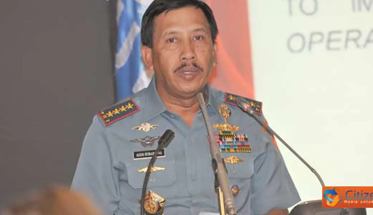 Citizen6, Jakarta: Panglima TNI Laksamana TNI Agus Suhartono, S.E, berbicara di depan peserta lokakarya konferensi regional PBB Ke-3 (The 3rd UN regional conference workshop), di Hotel Sultan Jakarta, Rabu (23/3). (Pengirim: Badarudin Bakri Badar)