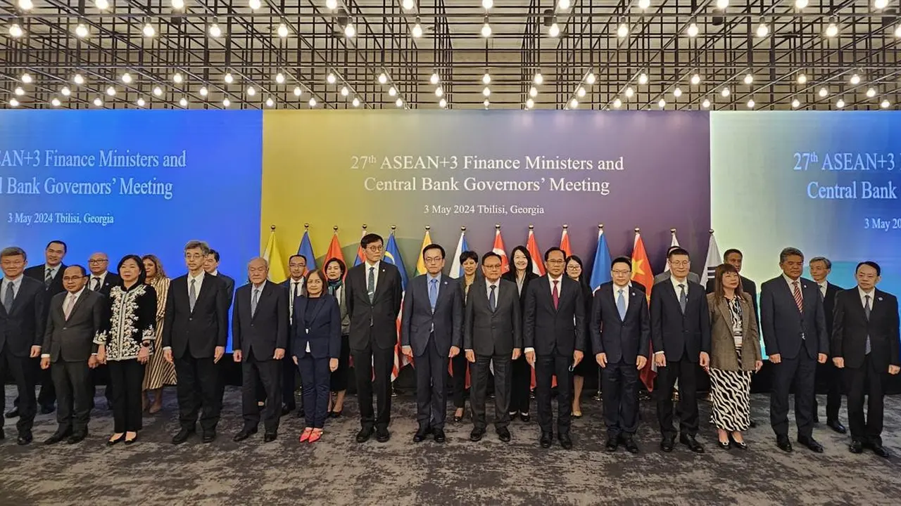 Bank Indonesia (BI) menghadiri Pertemuan Menteri Keuangan dan Gubernur Bank Sentral Negara Anggota ASEAN+3 (AFMGM+3) tahun 2024 di di Tblisi, Georgia (3/5)