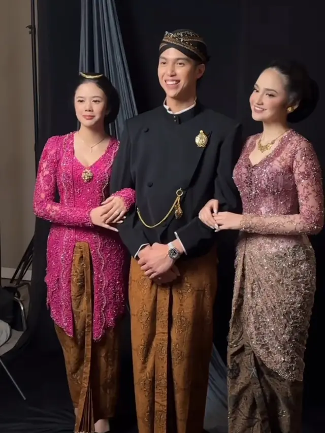 Syifa Hadju dan El Rumi tampil kompak pada cara ngunduh mantu (Instagram/@untungadaaji)