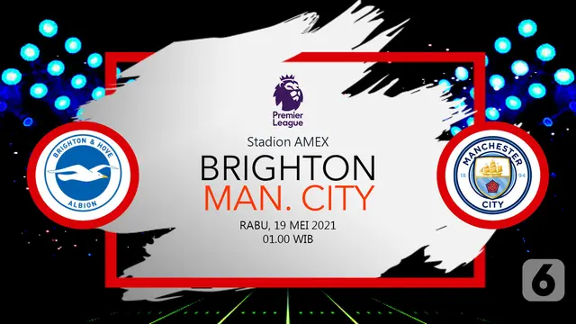 Prediksi Brighton & Hove Albion vs Manchester City