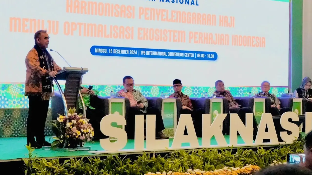 Ketua MPR RI Ahmad Muzani menghadiri Silaturahmi Kerja Nasional (SILAKNAS) Ikatan Cendikiawan Muslim Indonesia (ICMI) di Bogor.