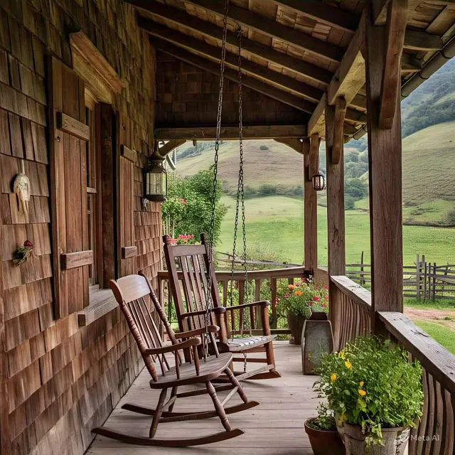 7 Contoh Model Teras Depan Rumah di Kampung Halaman yang Indah dan Cantik, Bikin Betah (created By AI)