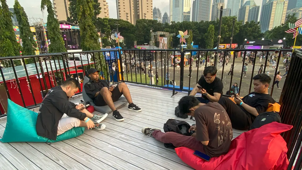 Suasana Booth KLY Lounge di KLBB Festival 2024