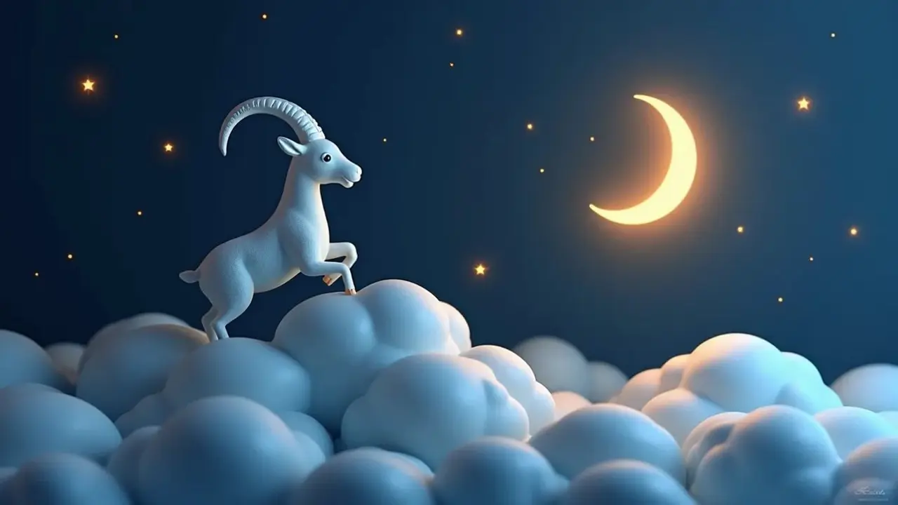 logo zodiak capricorn (sumber: AI generated)