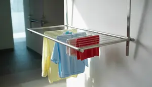 8 Model Jemuran Baju dari Besi yang Kuat, Hemat Tempat, dan Antikarat