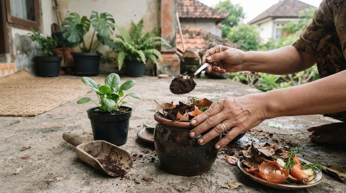 Ampas Kopi sebagai Campuran Kompos