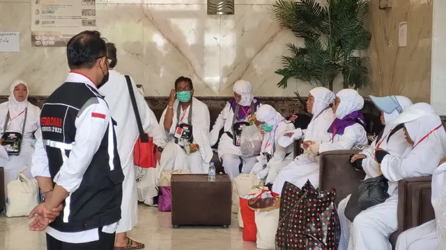 Jemaah dari Madinah tiba di Makkah, Senin (27/6/2022). (Foto: dokumentasi MCH)