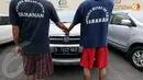 Polisi juga menyita mobil yang digunakan para pelaku sebagai alat transportasi saat para komplotan beraksi mencari korban (Liputan6.com/Herman Zakharia)